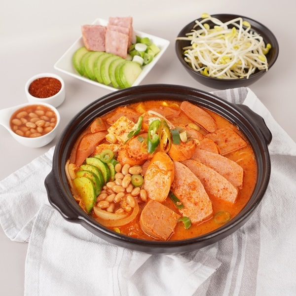 [송도즉석반찬] 살얼음 오이미역냉국 550g x2팩 부대찌개 500g 외