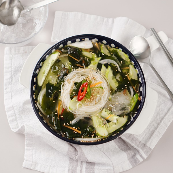 [송도즉석반찬] 살얼음 오이미역냉국 550g x2팩 부대찌개 500g 외