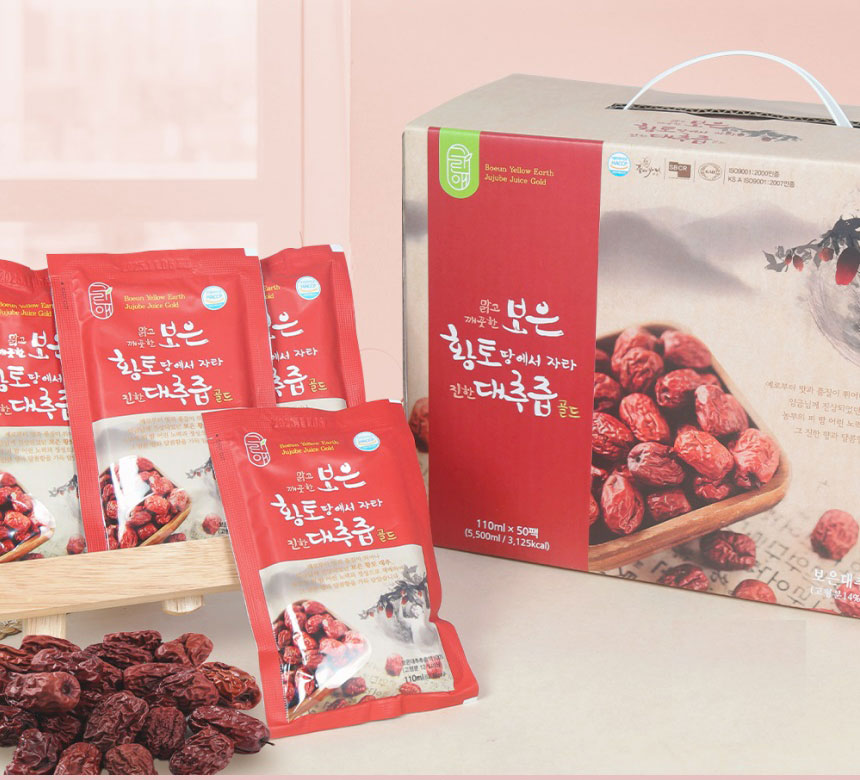 그린애 고품질 보은대추즙 110ml 30팩 1박스