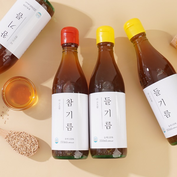 [송도즉석반찬] 저온압착 참기름+들기름 (개당 350ml)