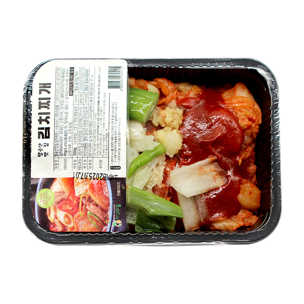 팔공산맛집 국내산 돼지고기 김치찌개 350g (2팩/4팩/6팩)