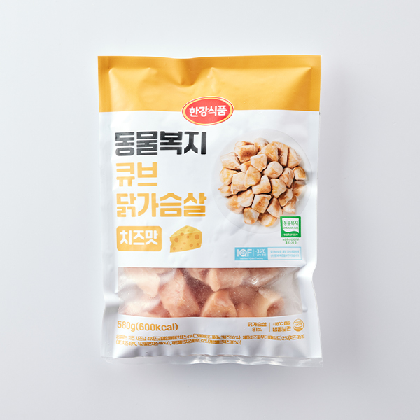 치즈맛 동물복지 큐브닭가슴살(500g)