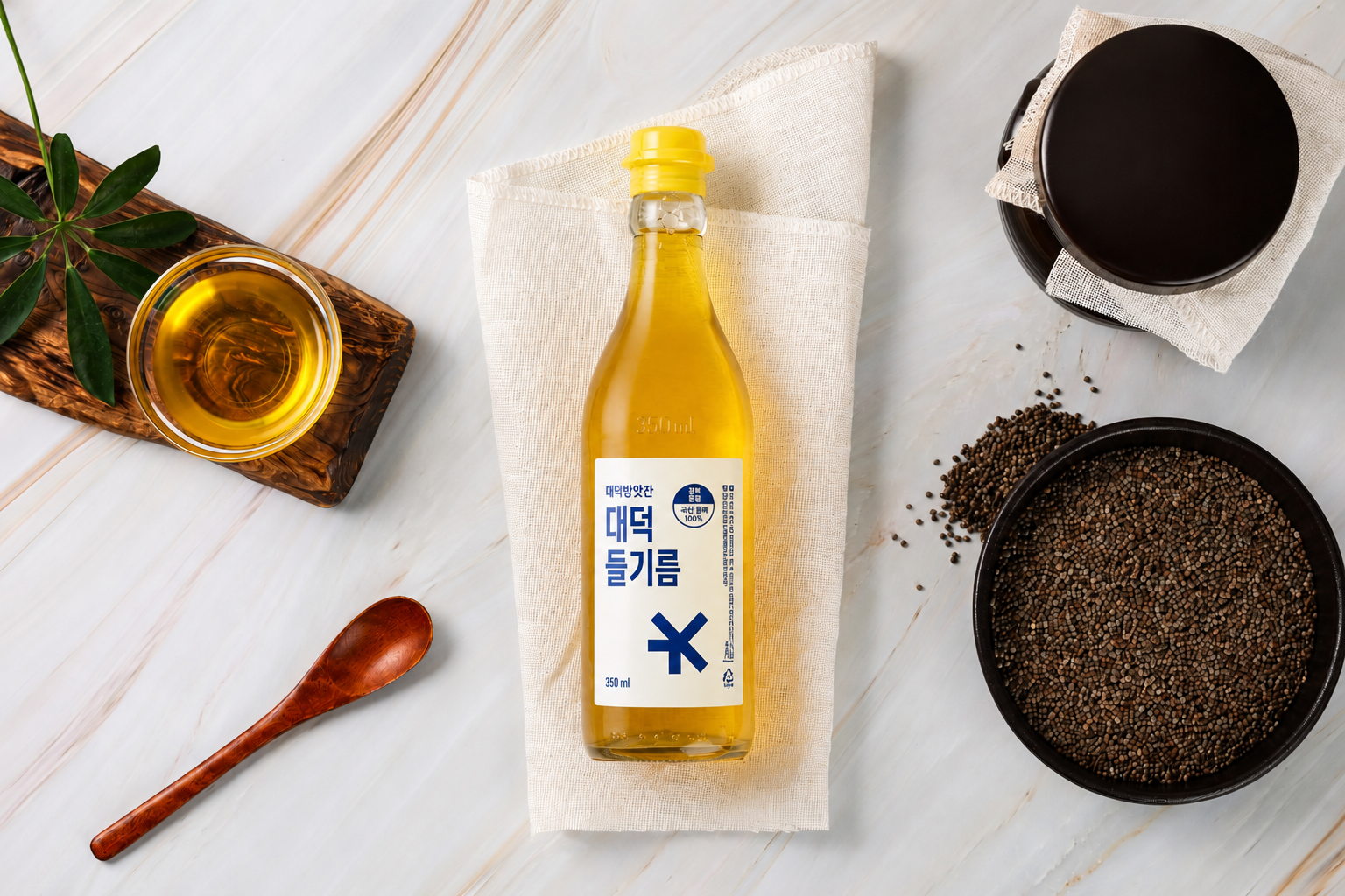 국산 들기름 350ml