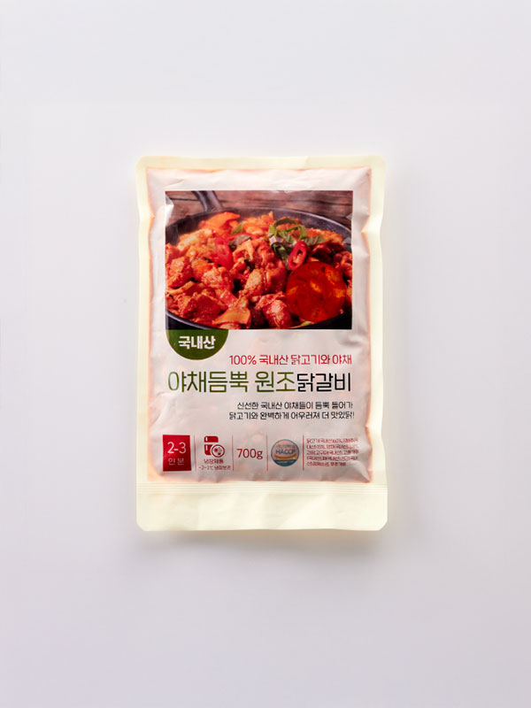 야채듬뿍 원조 닭갈비 (700g, 2~3인분/냉장)