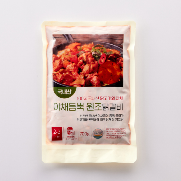 [1+1] 야채듬뿍 원조 닭갈비 (700g, 2~3인분/냉장)									 											