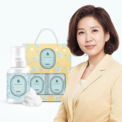 김소형 원방 헤밀레 락토프레쉬 앤 약쑥 여성 청결제 280ml x 2병 선물 박스 대표이미지 섬네일