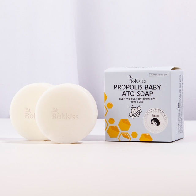 록키스 프로폴리스 베이비 아토 비누 100g, 2개세트