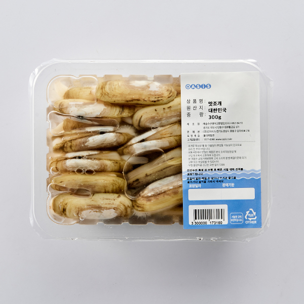 [시즌종료/새벽수산] 자연산 맛조개(300g)