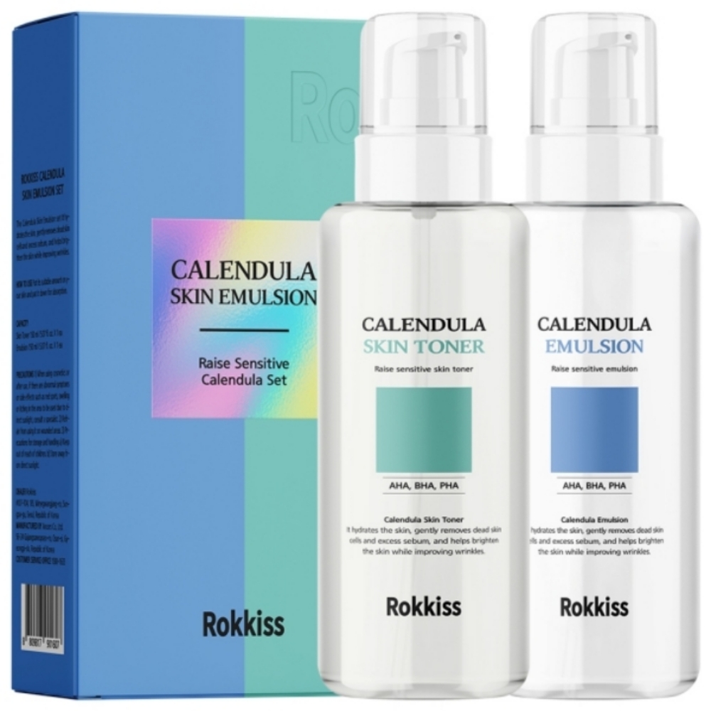 록키스 카렌듈라 스킨토너 150ml+ 에멀전 150ml 2종세트 대표이미지 섬네일