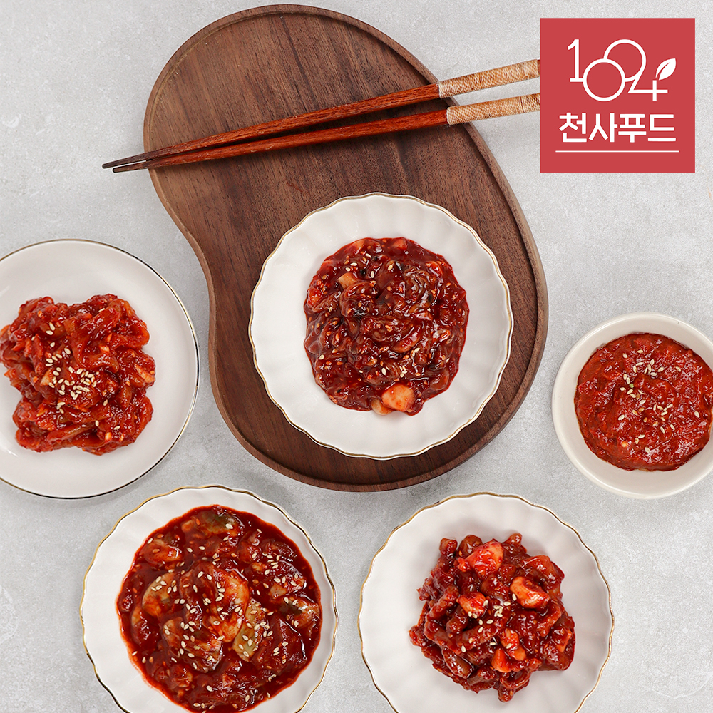 천사푸드 짜지 않은 저염 전라도 젓갈 5종 350g/500g 골라담기 대표이미지 섬네일