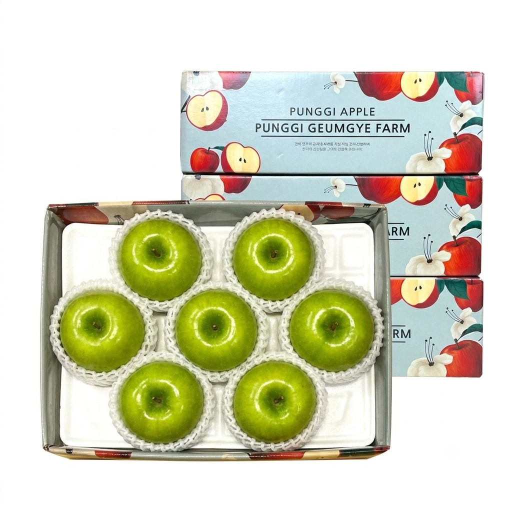 경북 영주  GAP 아오리,썸머킹 사과 2kg/4kg
