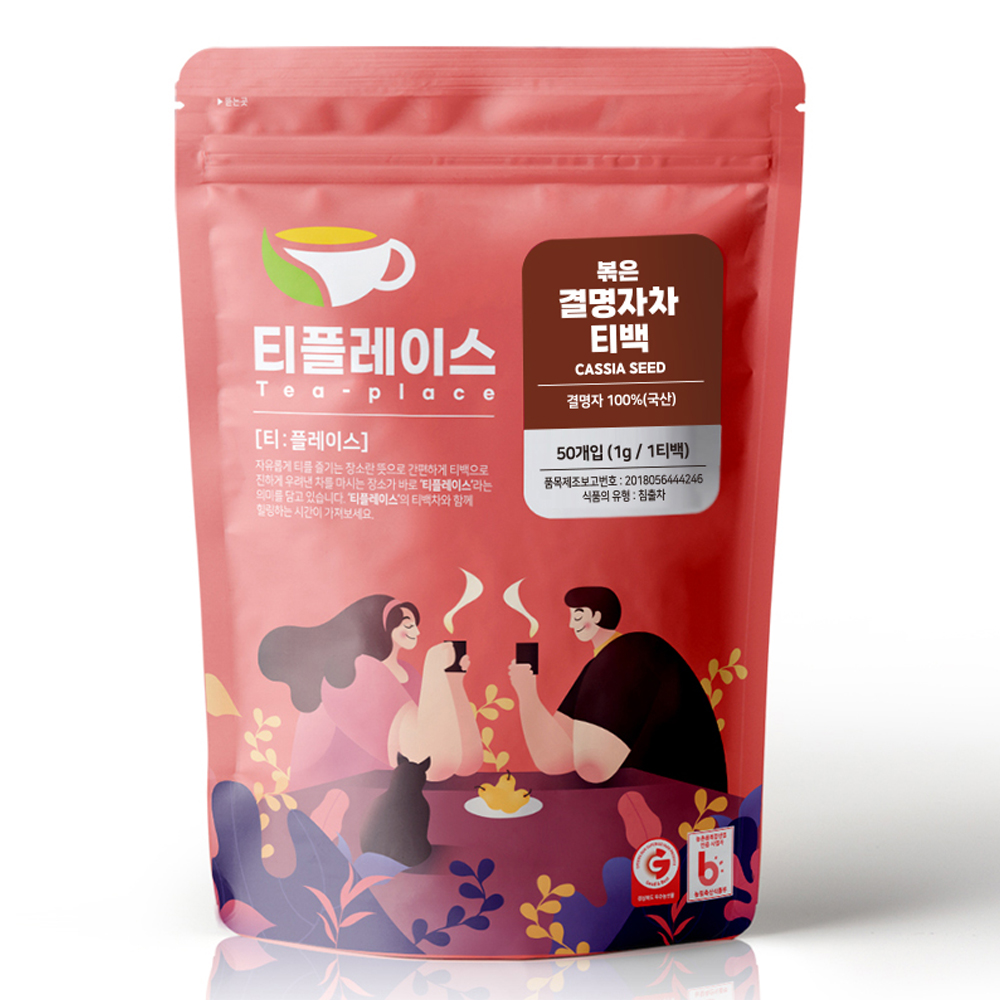 티플레이스 국산 100% 결명자차 삼각티백 50티백 대표이미지 섬네일