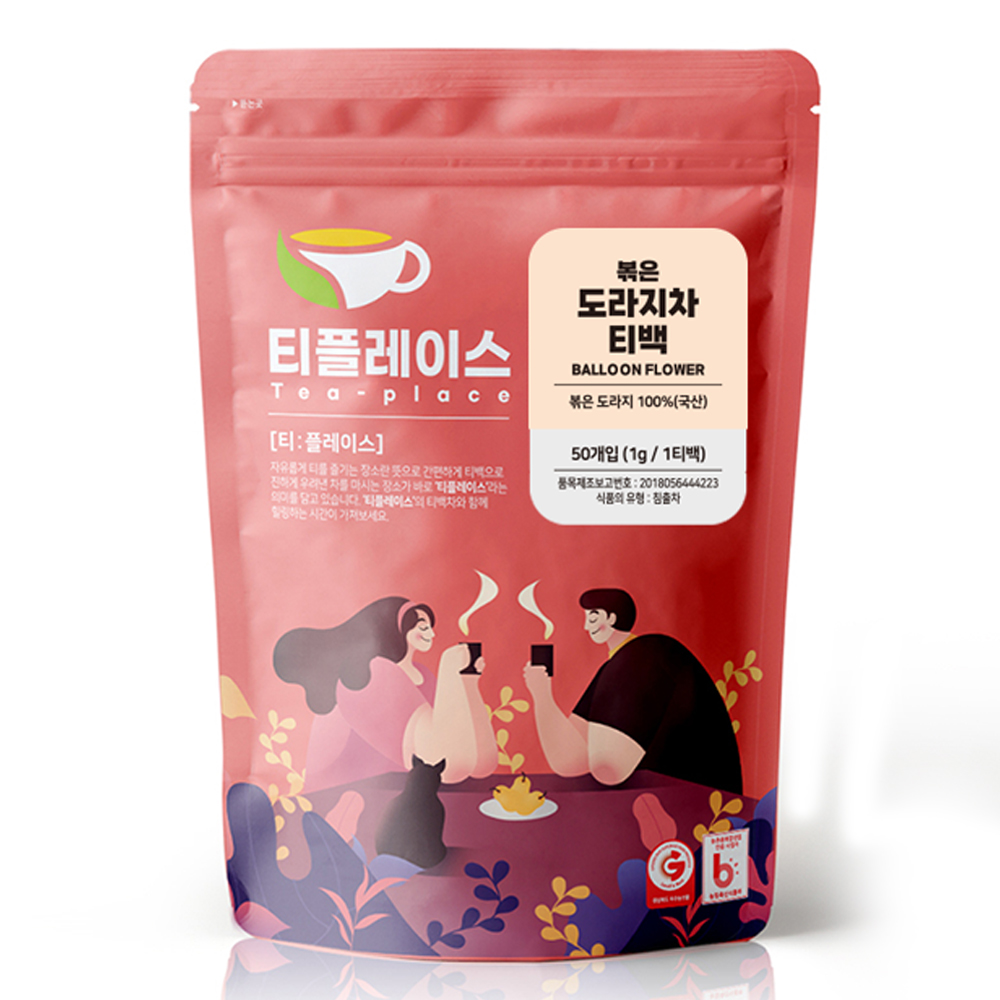 티플레이스 국산 100% 도라지차 삼각티백 50티백 대표이미지 섬네일