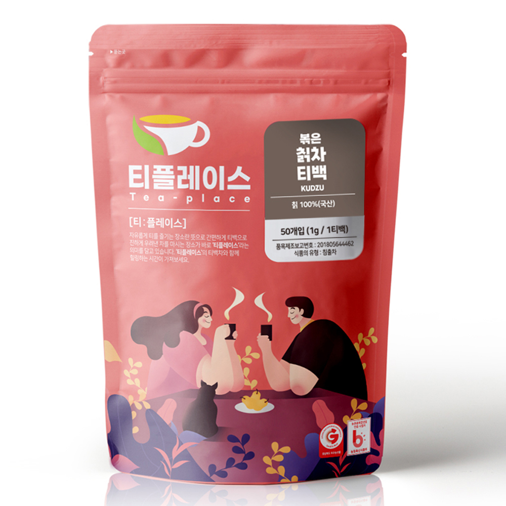 티플레이스 국산 100% 칡차 삼각티백 50티백 침출차 전통차 허브차