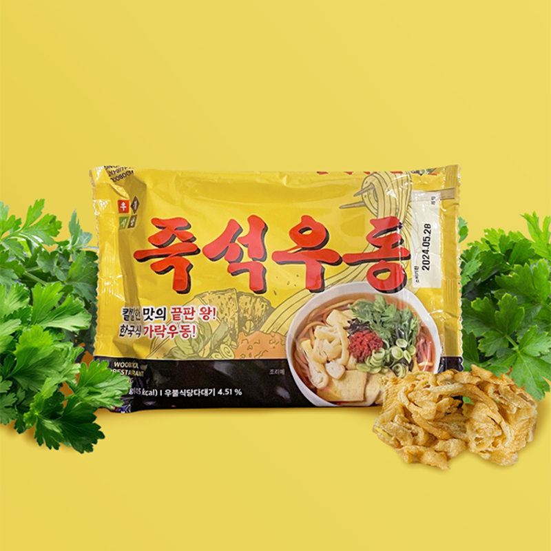 우불식당 즉석우동 봉지 라면 4EA