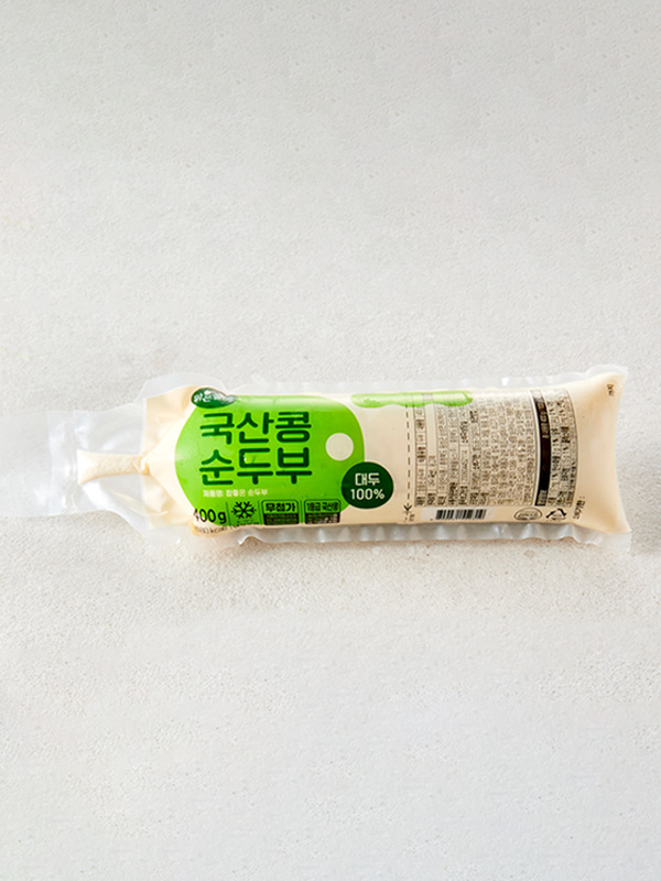 [결산특가] 맑은물 국산콩 순두부(400g)
