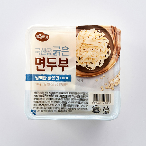 국산콩 넓은 면두부(100g)