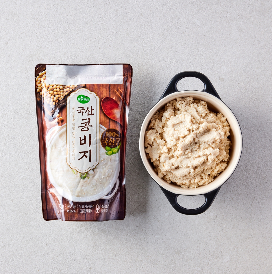 맑은물에 국산 콩비지 400g