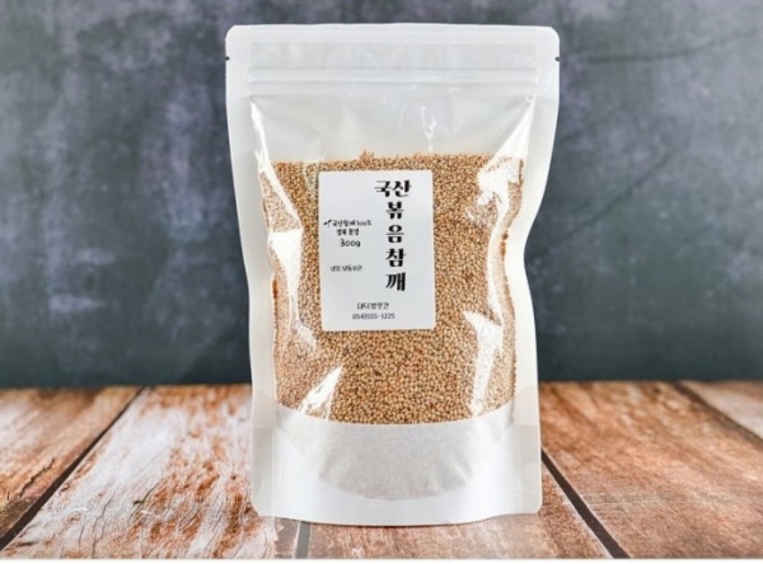 국산 볶음참깨 300g
