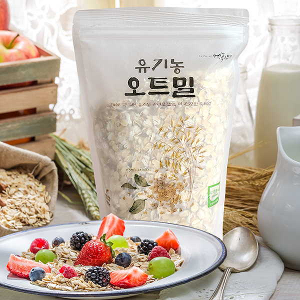 [매주생산] 국산 유기농 오트밀 450g