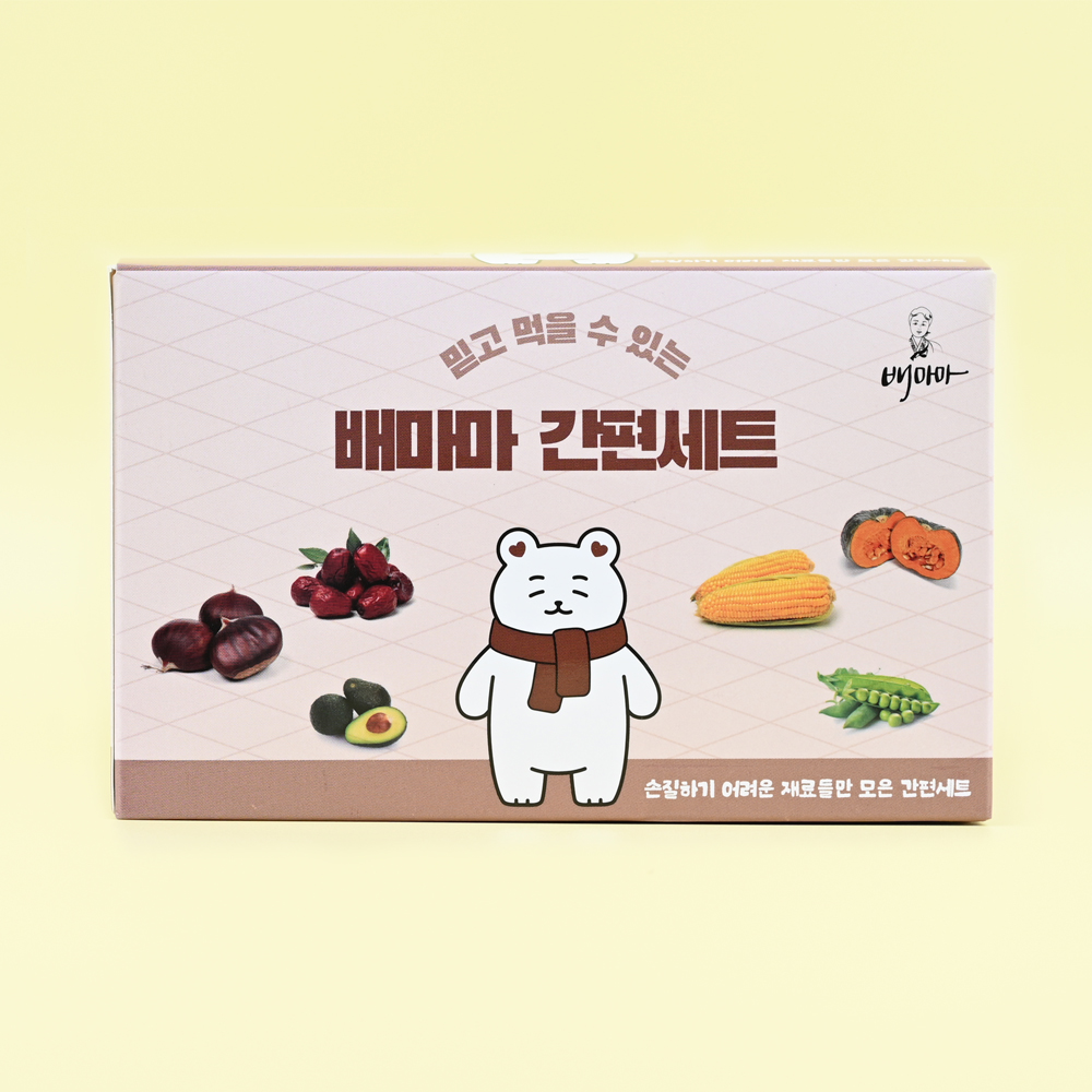 배마마 간편세트 야채 큐브 토핑 죽 채소