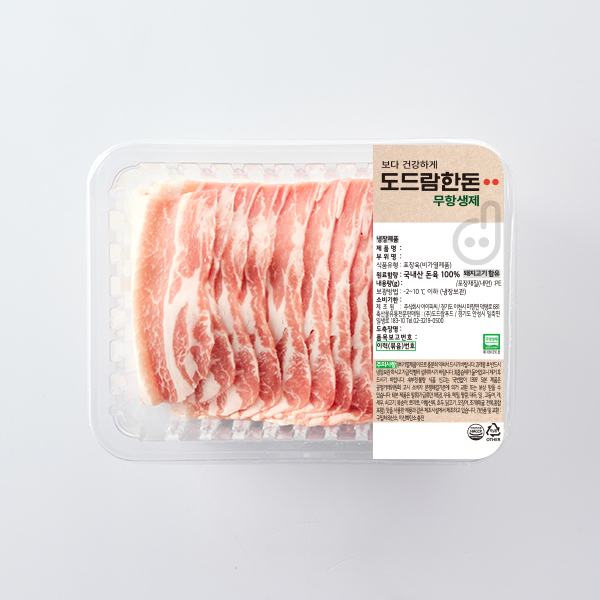 무항생제 도드람한돈 대패 삼겹살(500g)