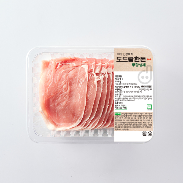 무항생제 도드람한돈 대패 뒷다리(500g)