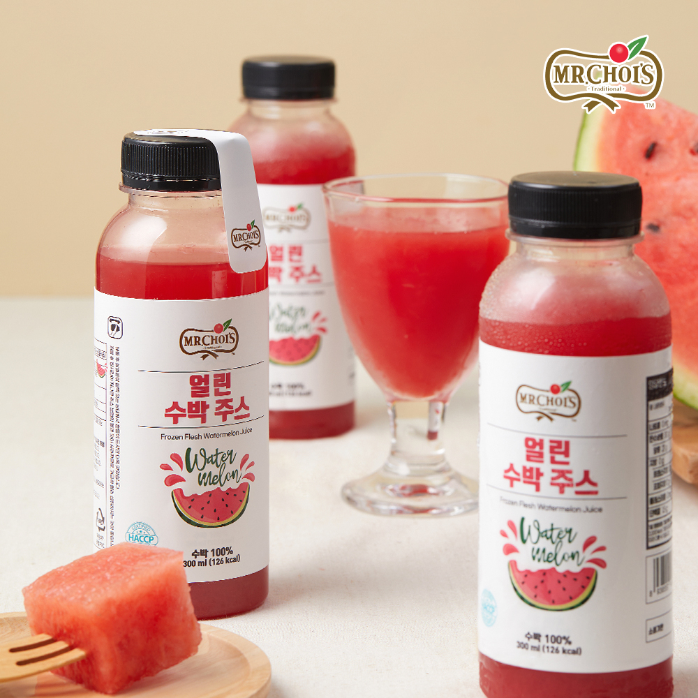 미스터초이스 얼린 100% 수박주스 300ml x 6병