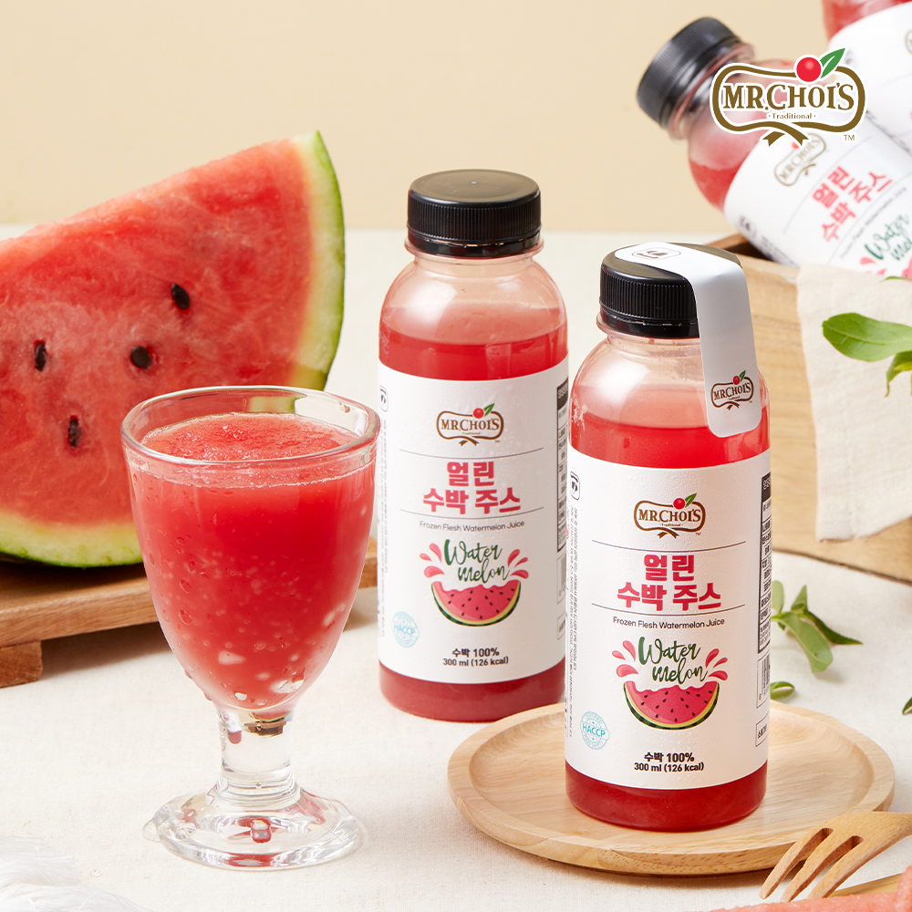미스터초이스 얼린 100% 수박주스 300ml x 6병 대표이미지 섬네일