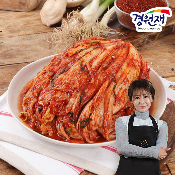 [경원재] 진미령의 국내산 농산물로 만든 포기김치 (택1)