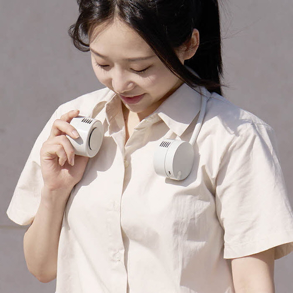 루메나 휴대용 무선 넥밴드 선풍기 FAN PRO DUO