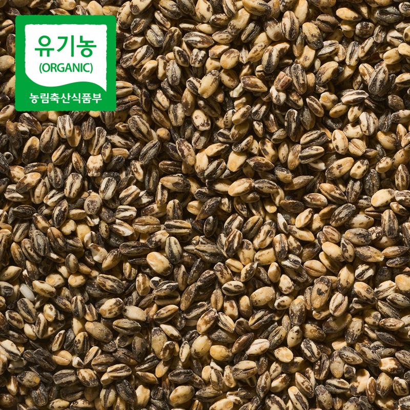 국산 유기농 흑보리 1kg