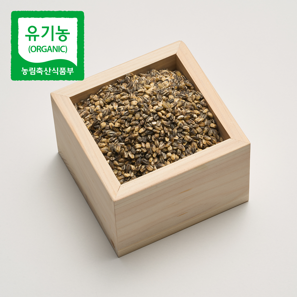 국산 유기농 흑보리 1kg