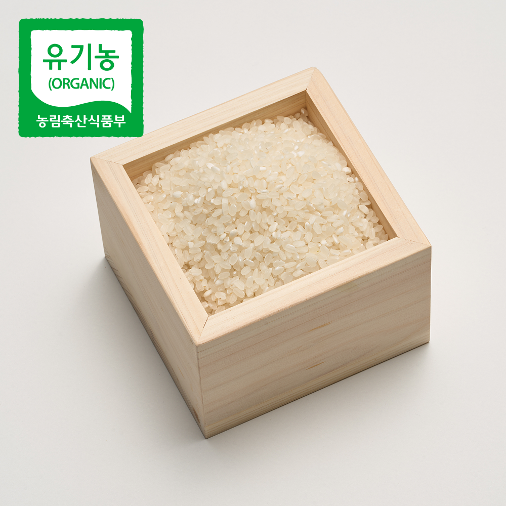 [25년 햇곡 | 새청무] 국산 유기농 백미 단일품종 2kg