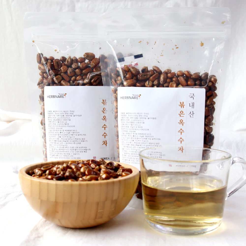 국산 볶은 옥수수차 300g+300g
