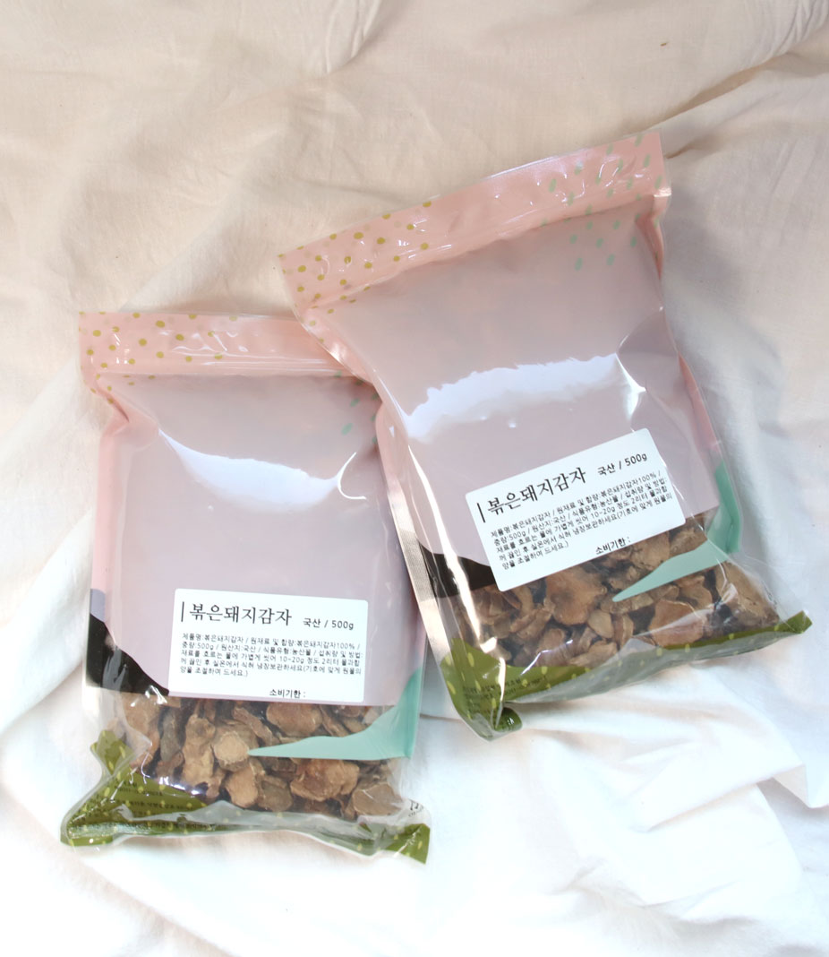 국산 볶은 돼지감자차 500g