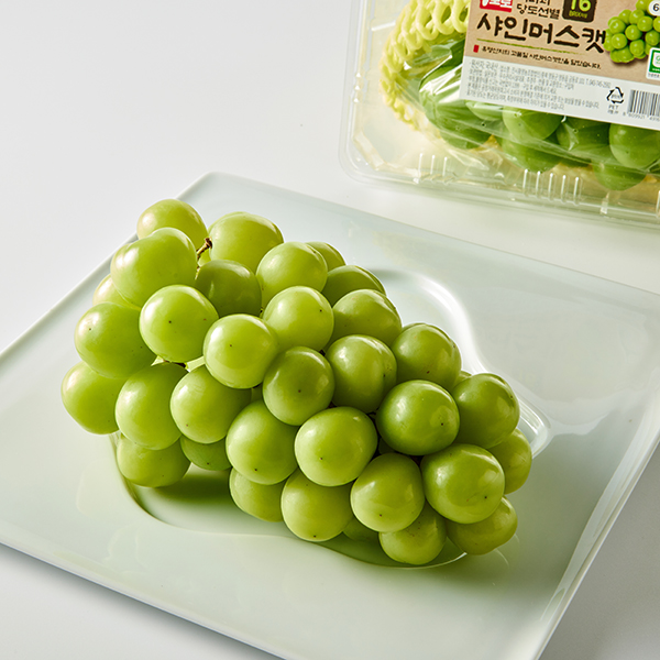[농할20%쿠폰] 국산 샤인머스캣 500g 대표이미지 섬네일