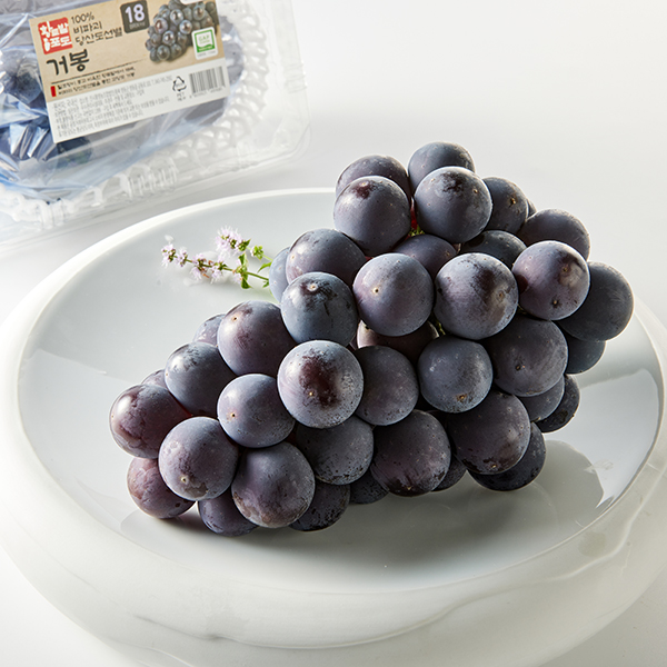 [농할20%쿠폰] 국산 거봉 600g 대표이미지 섬네일