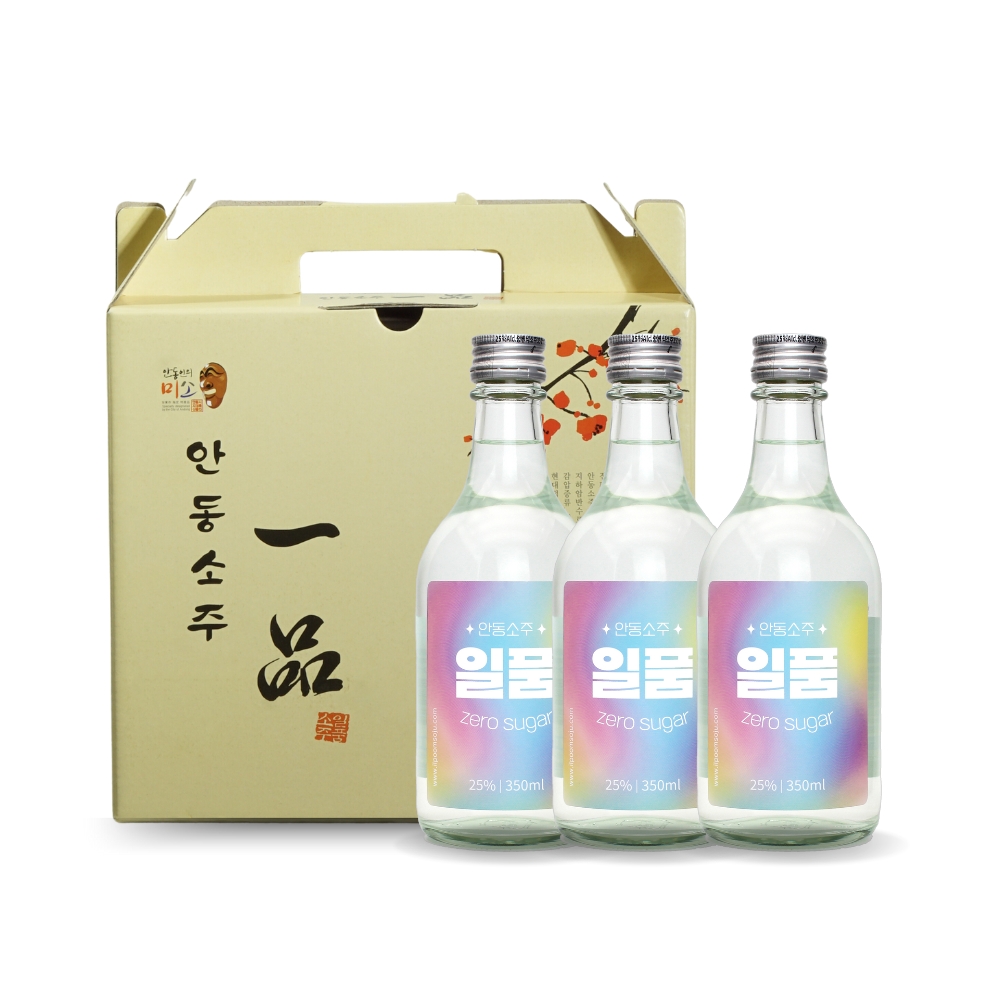 안동소주일품 25도 제로슈거