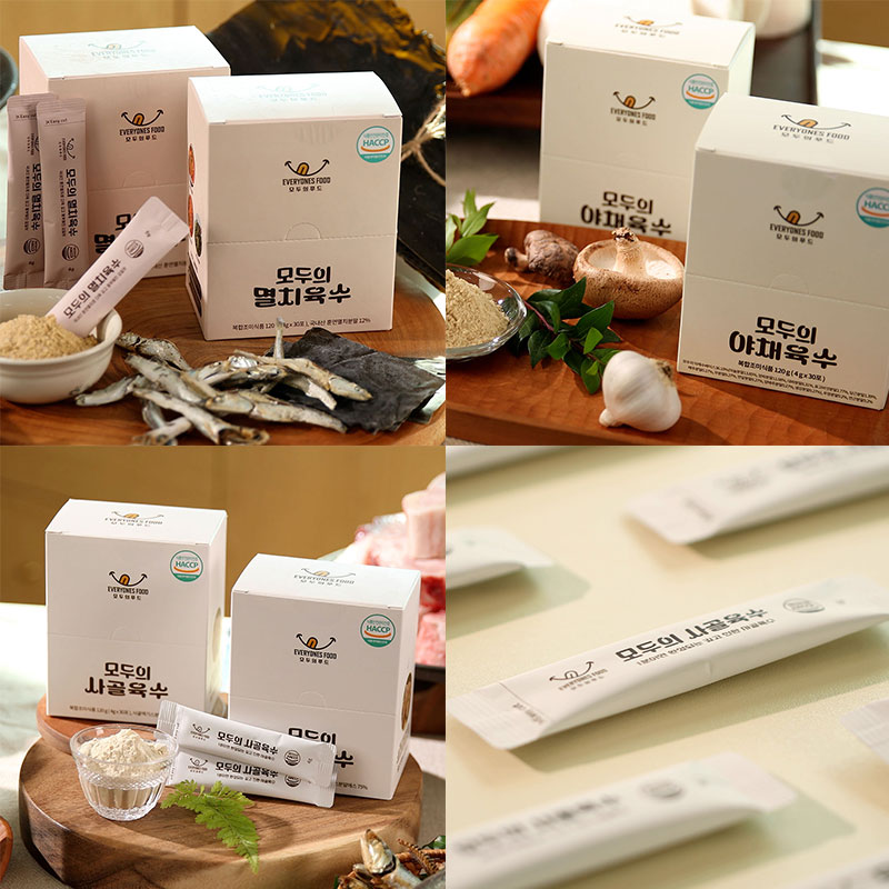 [정기배송] 화학첨가물 제로 모두의 멸치육수 야채육수 120g