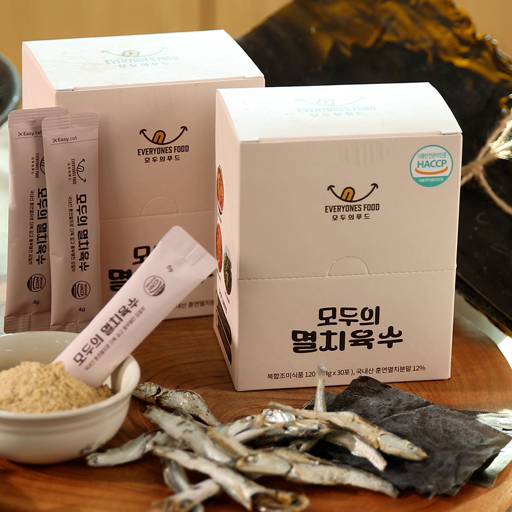 [정기배송] 화학첨가물 제로 모두의 멸치육수 야채육수 120g