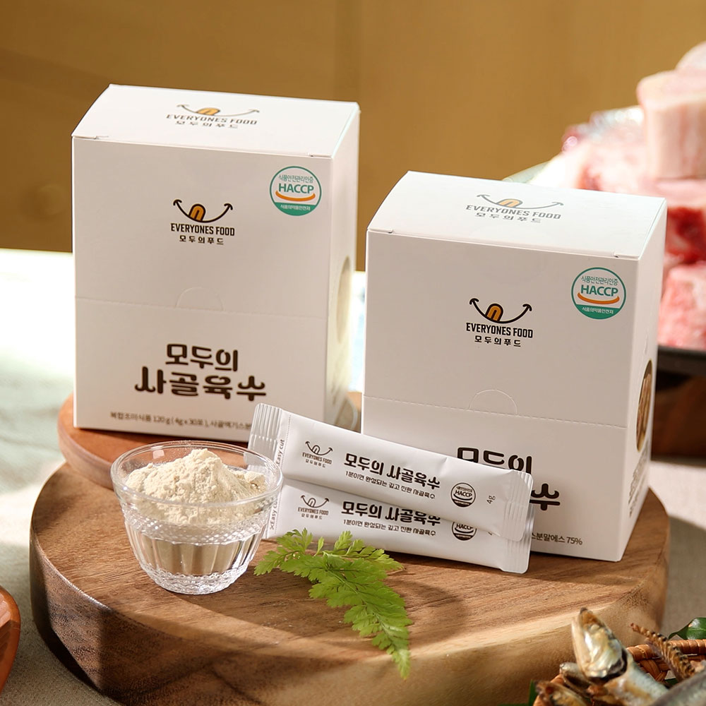 [정기배송] 화학첨가물 제로 모두의 멸치육수 야채육수 120g