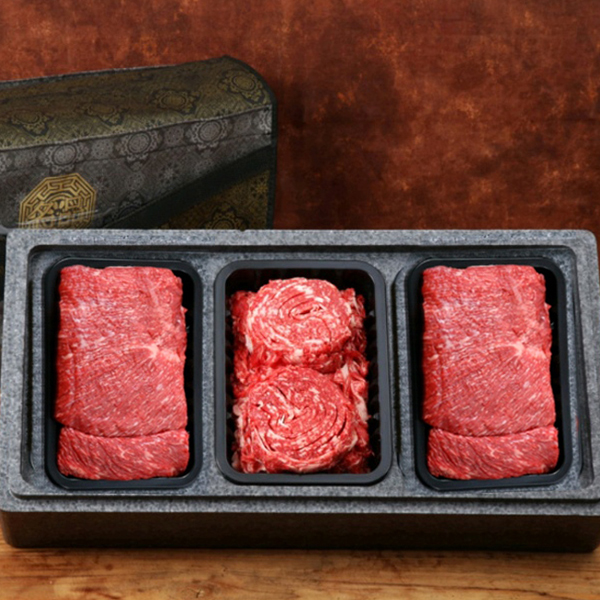 [서가한우] 1++등급 정육선물세트 2호 1.2kg(불고기 400g+국거리 400g+장조림 400g) 대표이미지 섬네일