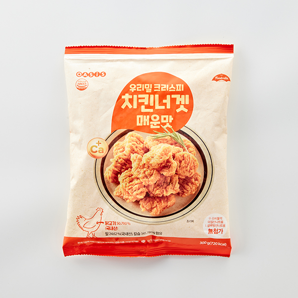 우리밀 크리스피 치킨너겟 매운맛 (300g)