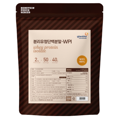 글랜비아 분리 유청 단백질 순수 원물 프로틴 보충제 WPI 2kg 대표이미지 섬네일