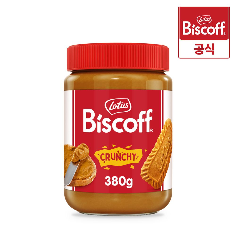 로투스 비스코프 스프레드 크런치 380g / 카라멜 비스킷 로투스잼 토스트 디저트 쨈 대표이미지 섬네일