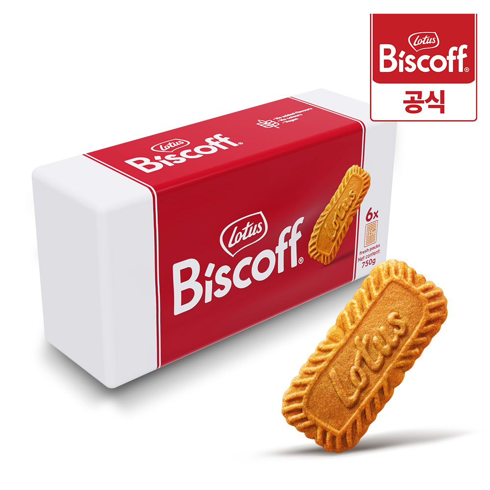 로투스 비스코프 비스킷 750g / 커피과자 수입 과자 대용량 크래커