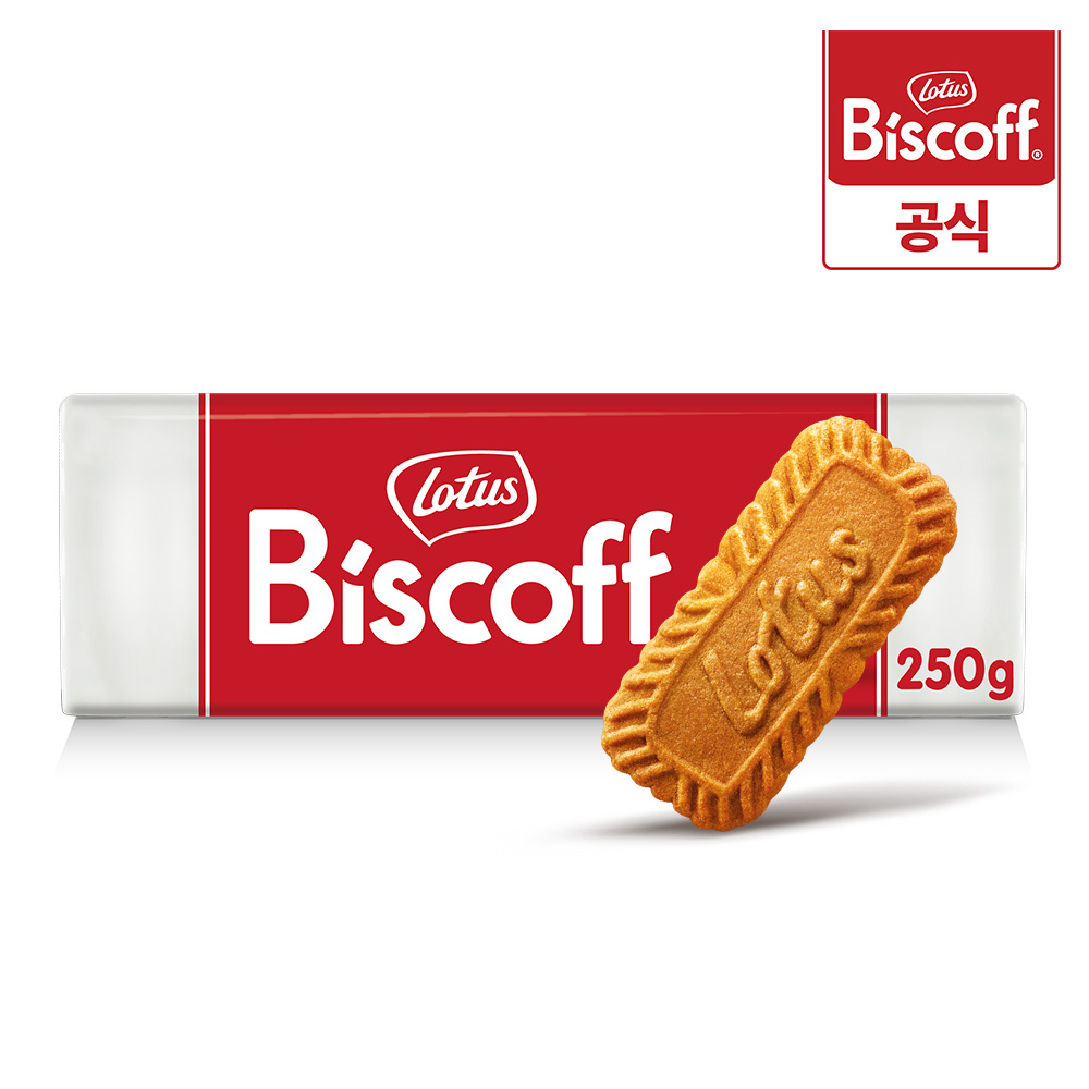 로투스 비스코프 비스킷 250g / 커피과자 수입 과자 대용량 크래커