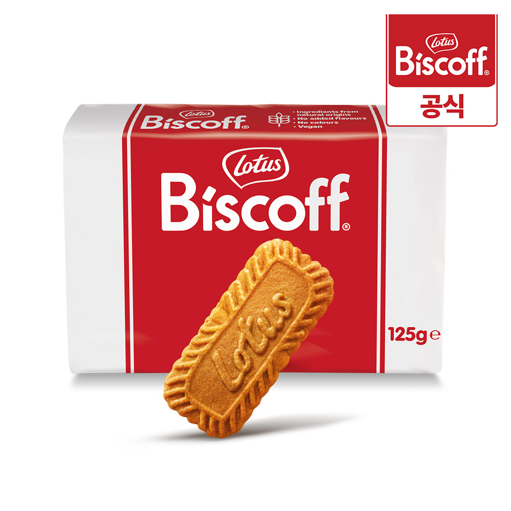 로투스 비스코프 비스킷 125g / 커피과자 수입 과자 대용량 크래커 대표이미지 섬네일