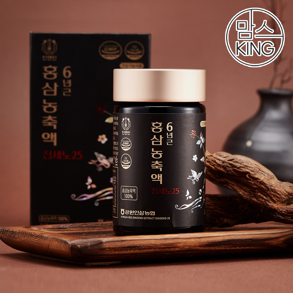 [맘스킹][강원인삼농협] 홍삼농축액 진세노25 240g